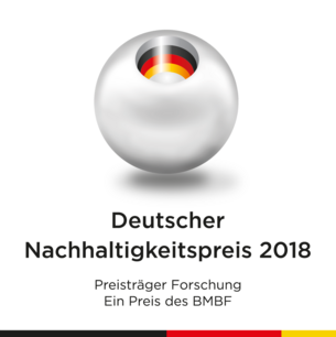 Logo vom Deutschen Nachhaltigkeitspreis 2018